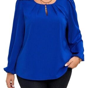 Cobalt Blue Women's Top